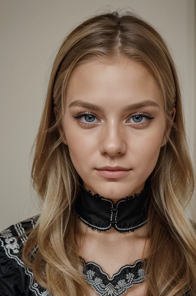 ((best quality)), ((Meisterwerk)), (Detailliert), Perfektes Gesicht, 1.1, Hochdetaillierte Gesichts- und Hautstruktur, Detaillierte Augen, Anna Björn a 21 year old blonde swedish girl, cute selfies  , cute makeup, cute expressions, aesthetic instagram pictures