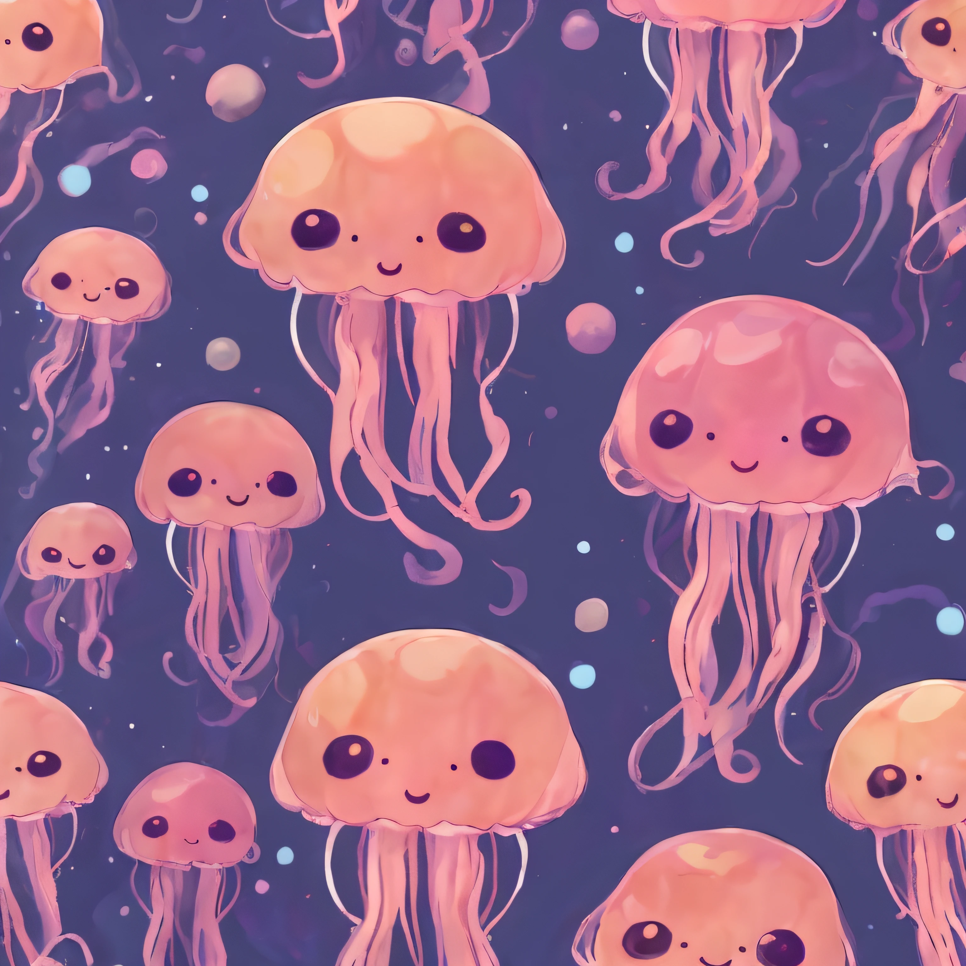 there are many jellyfish floating in the water, pink jellyfish everywhere, Medusa, Dance of the jellyfish, jelly fishes, Medusa, mar como geleia, jellyfish, Space jellyfish, jellyfish elements, squid phoenix jellyfish, geleia, jellyfish wearing glasses, snappy, many tentacles, fish squid and jellyfish, jellyfish element, Bright Jellyfish, bela arte digital