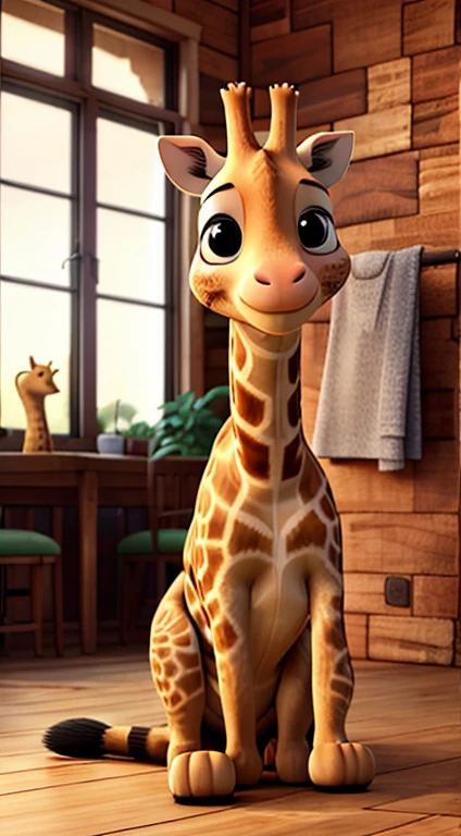 giraffe sad