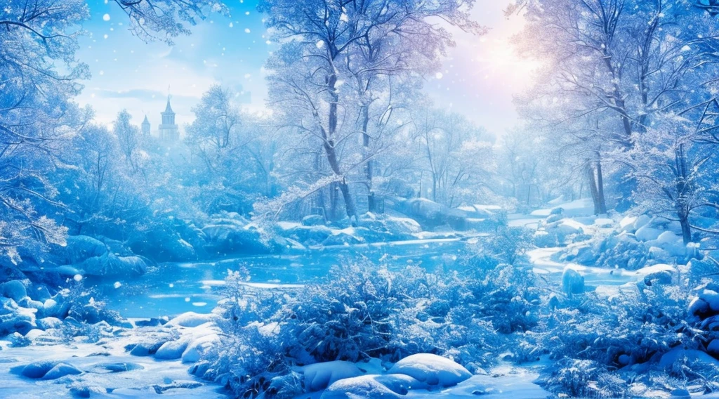 (Best quality,4K,8K,A high resolution,tmasterpiece:1.2),ultra - detailed,wallpaper texture,Winter microscopic wonderland,Sparkling snowflakes,sparkling gemstones,Gleaming white interior miniature world,blues,Soft and delicate snowflakes,Sparkling winter magic,Macro Frozen Paradise,magnificent winter symphony,magical snowfall,The whispering wind carries the sound of winter,Sublime tranquility,Stunning winter panorama.