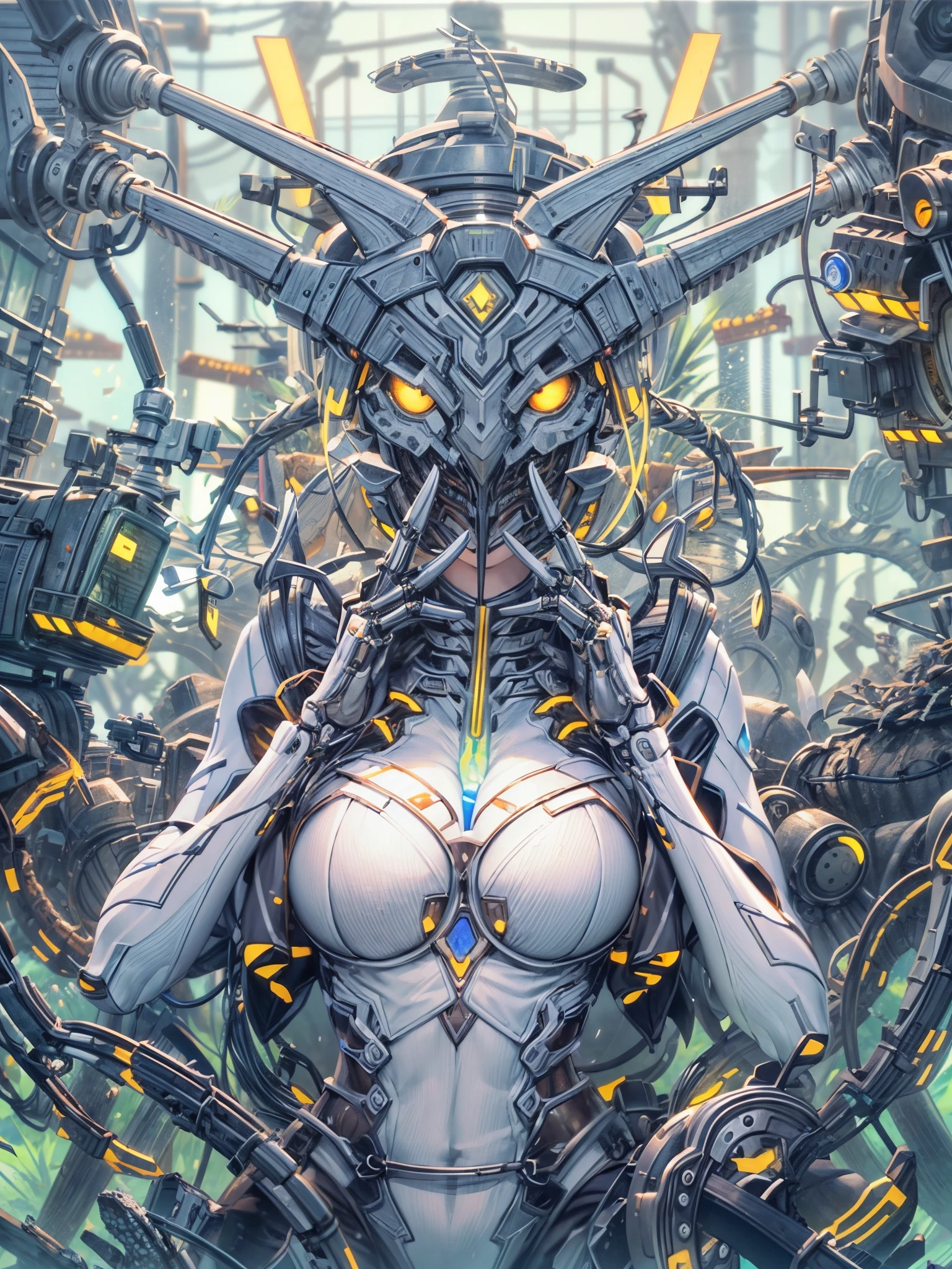 a beautiful  super-realistic ukiyo hyper detailed, best quality, 8k manga colored, world prestige artist,  digital illustration realistic sci-fi,terror ((guro))  painting of uncovered skull, unified theory biomecanism exposed, vivid flesh exposure visible brain, human brain with exposed wires ( cyberpunk android ninja:1.2), detailed cyborgzitation body, horror body, ((guro)) neck of hoses flesh and blood tubes mechanikal body (wearing ninjapunk streetwear)), detailed close up portrait, concept art, by takato yamamoto, wlop, krenz cushart. cinematic dramatic atmosphere, sharp focus,( jade ornaments jade stone details and , red, black  palette), cinematic detailed