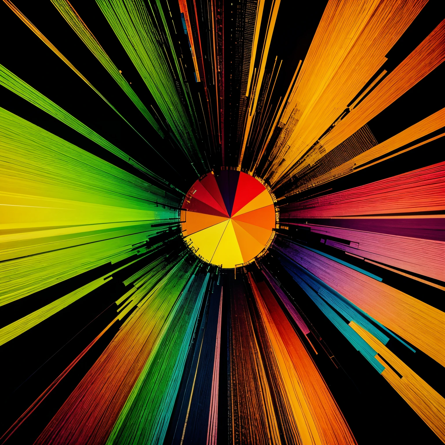 Abstrata com mais de mil cores