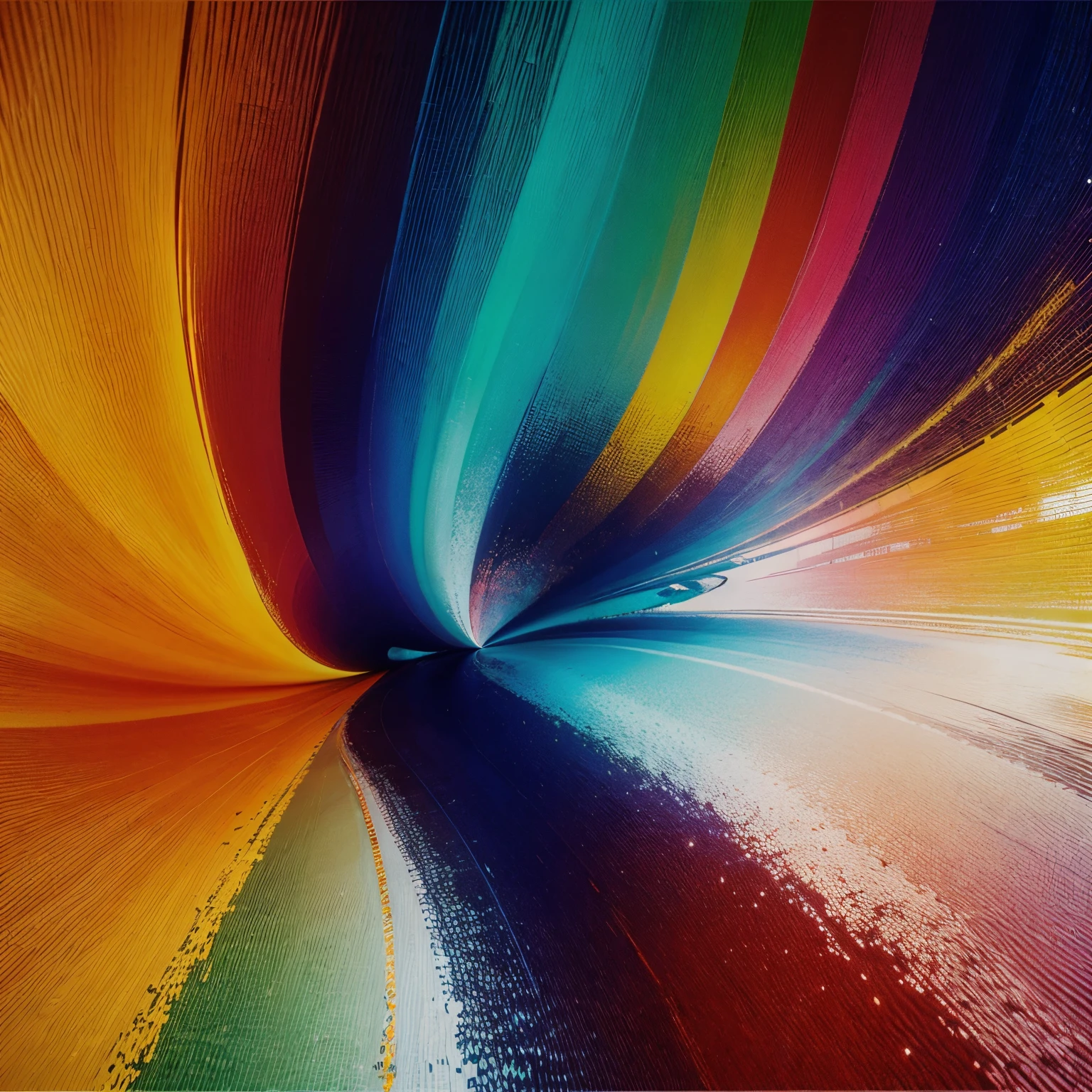 Abstrata com mais de mil cores