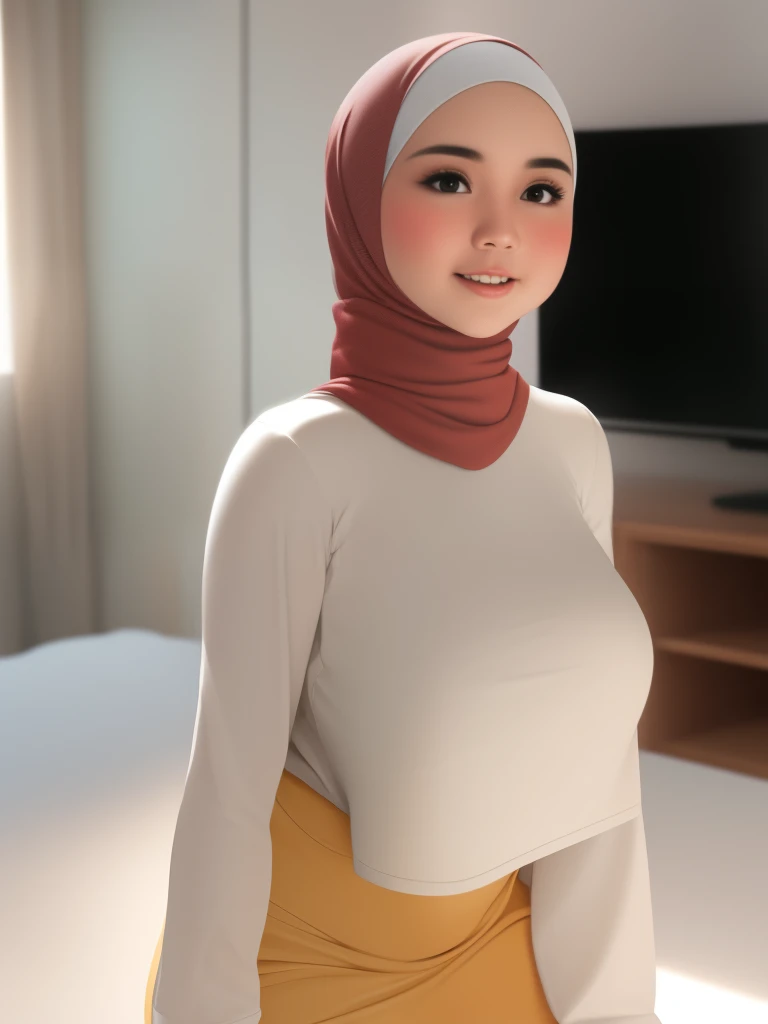 (((HIJAB MALAY GIRL))), masutepiece, High quality, UHD 32K, Realistic face, Realistic skin feeling , A Japanese Lady, 8 , Little Giry cute and baby-like face, (((FLAT CHEST))), (MATRIX WORLD), ((look In front  at the camera and SADNESS)), (((LITTLE GIRL))), (((CUTE GIRL))), ((ROSE NIPPLES)), ((TRANSPARENT)), ((RED LIPS)), ((LACE)), ((TRANSPARENT)), ((MINI SKIRT)), ((LACE STRAPPY TOPS)), ((SPECTACLES)).