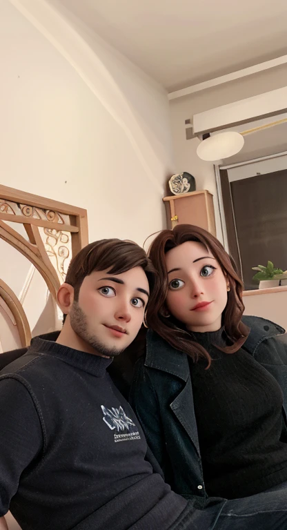 il y a un homme et une femme assis ensemble dans une pièce, Image de profil, 1614572159, Photo prise en 2 0 2 0, image de très très mauvaise qualité, prise au début des années 2020, Photo de profil 1024px, Photo de profil, couple heureux, Photo de profil, 🤬 🤮 💕 🎀