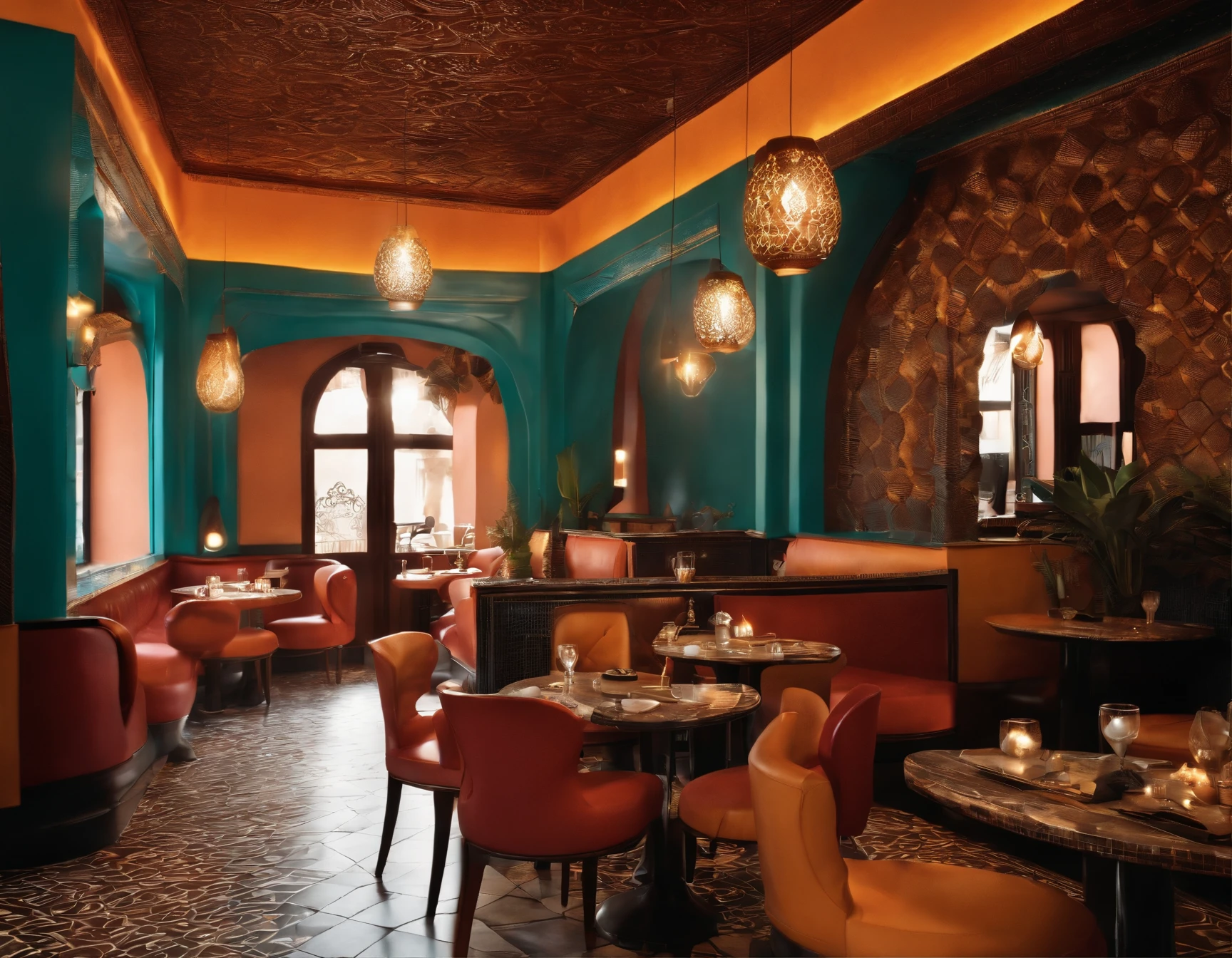 A Bohem cool cafe design in Marocco