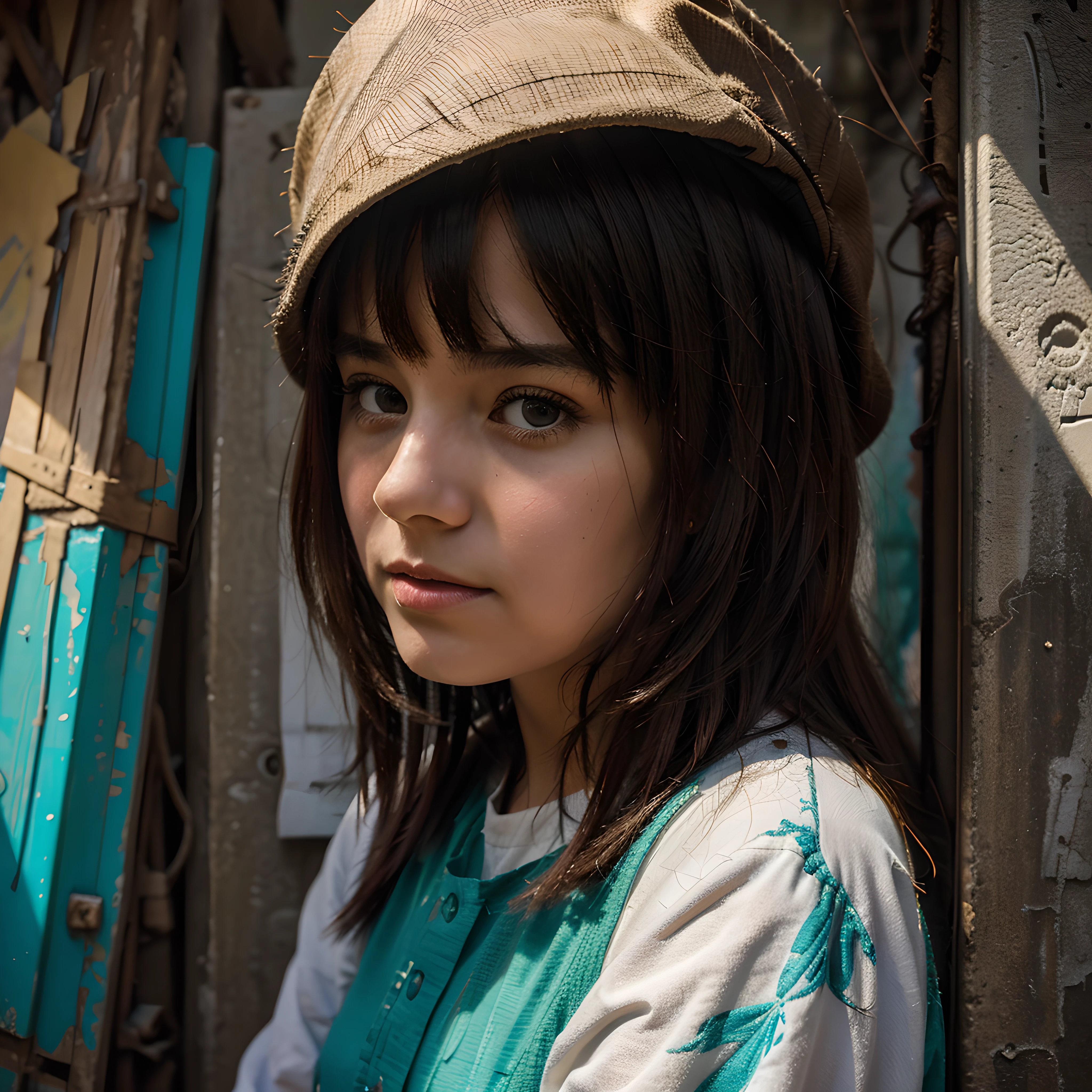 In a city where colors carry secrets and imagination knows no bounds, there exists an anonymous girl artist. Her studio is a hidden haven, tucked away in a forgotten alley. The air is filled with the scent of paint, and the walls resonate with the echoes of stories waiting to be told. One day, she discovers a mysterious paintbrush that seems to have a mind of its own. It's rumored to hold the power to bring the hidden desires of the heart to life. As she dips it into different hues, the brush creates mesmerizing strokes that reveal the emotions, dreams, and untold tales of those who have passed through the alley. Explore the world she creates with this enchanted paintbrush. What stories emerge from the strokes of color? How do the whispers of the hidden canvas affect the lives of those who encounter her artwork? And most importantly, who is the anonymous girl artist, and what drives her to bring these silent stories to life?