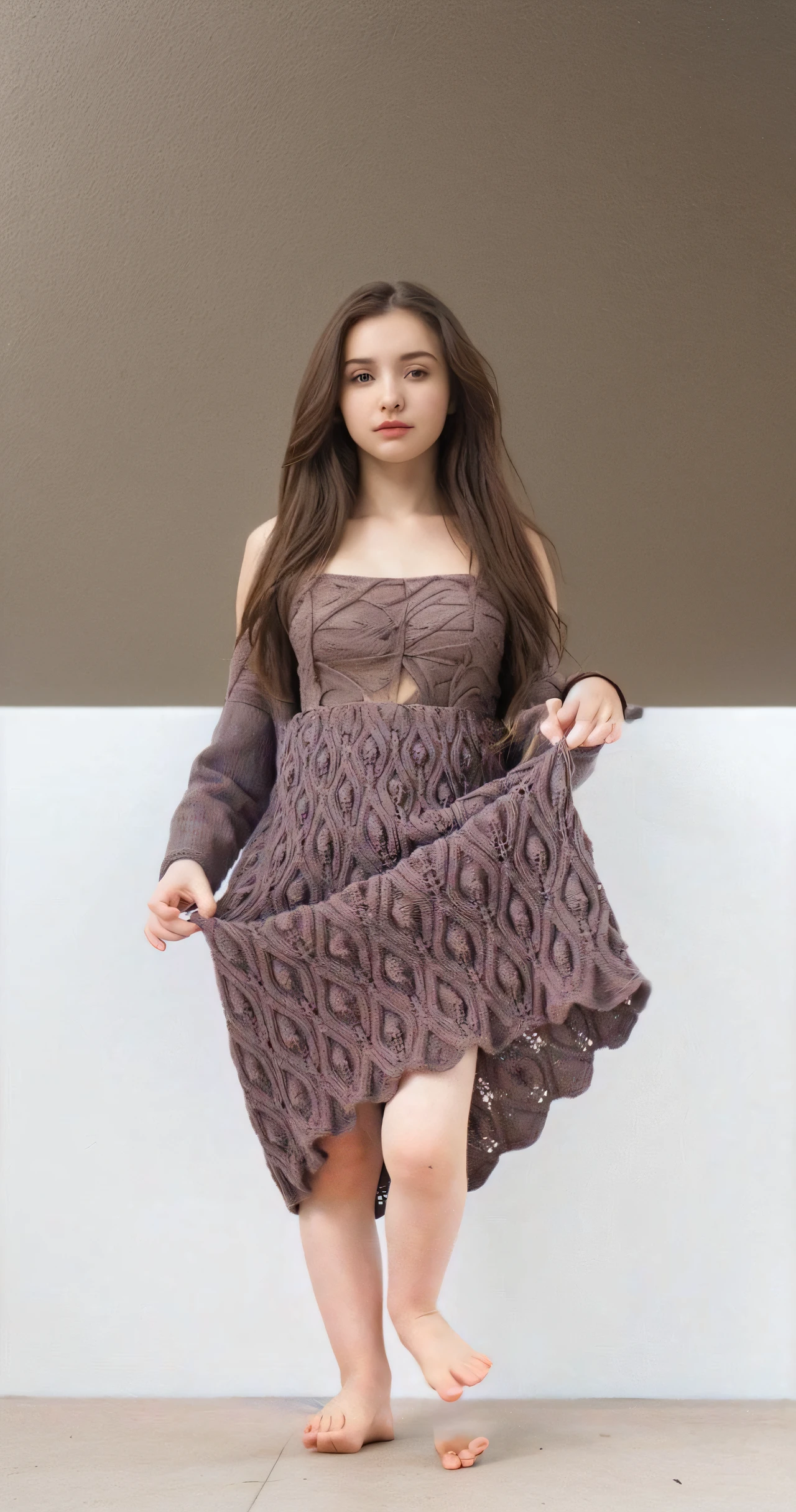 beautiful girl standing