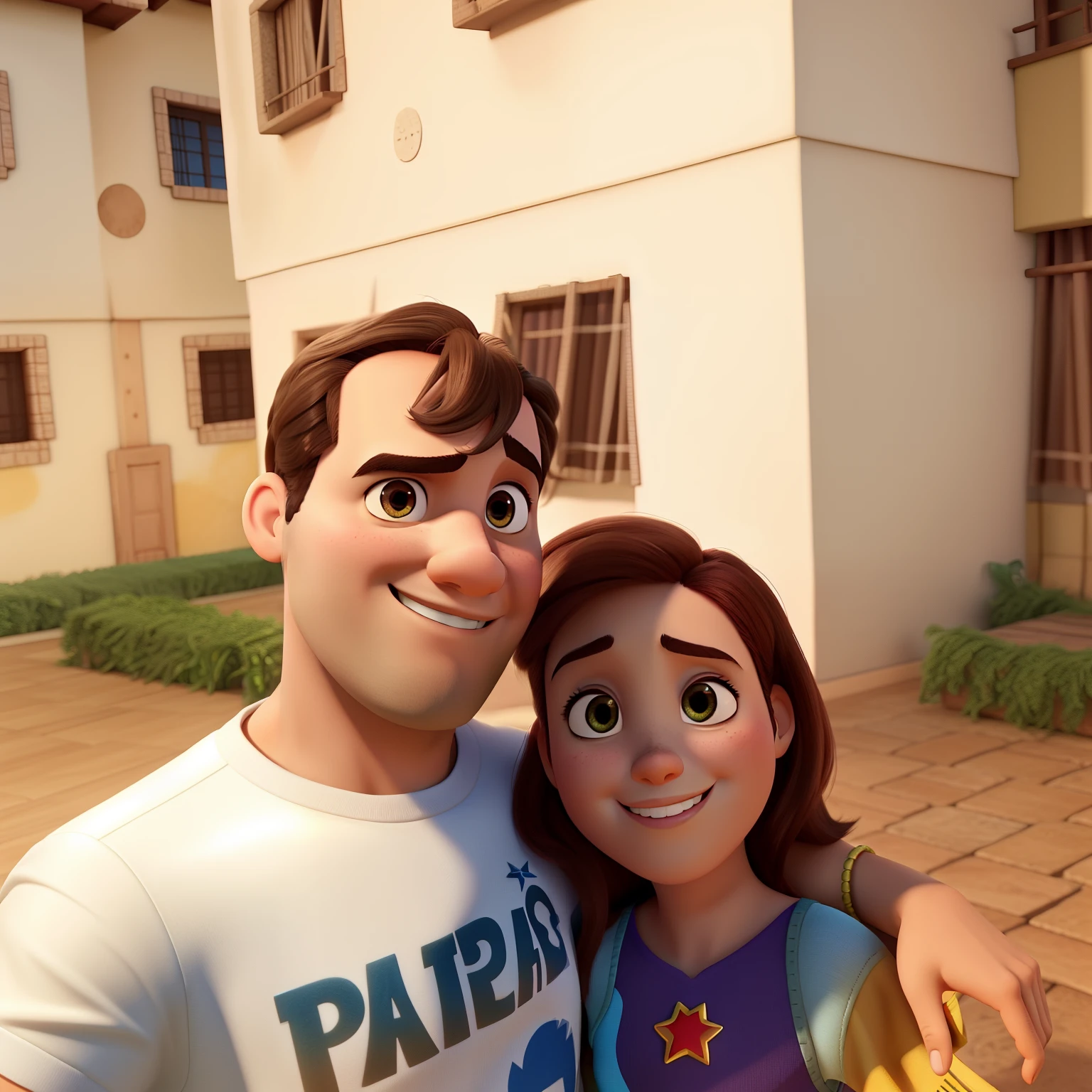 CASAL ESTILO PIXAR EM ALTA QUALIDADE VISTIDO DE HEROIS