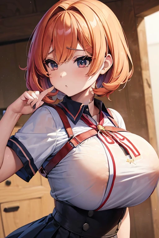 (1人の女の子: 1.3), (Chico anime: 1.3), (De pie juntos: 1.3), (ojos grandes: 1.2), art anime ta, Chica rubia de anime con cabello largo, (Chico de anime moreno con pelo corto: 1.5), 4K Comic Wallpaper, (tetas grandes: 1.3), (tetas grandes: 1.3), (en uniforme escolar: 1.3)