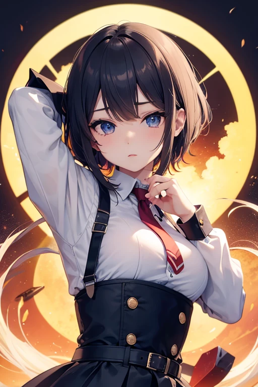 (1人の女の子: 1.3), (Chico anime: 1.3), (De pie juntos: 1.3), (ojos grandes: 1.2), art anime ta, Chica rubia de anime con cabello largo, (Chico de anime moreno con pelo corto: 1.5), 4K Comic Wallpaper, (tetas grandes: 1.3), (tetas grandes: 1.3), (en uniforme escolar: 1.3)