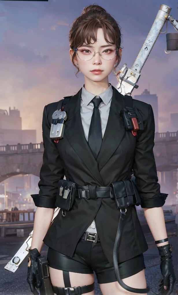 1girl, medium shot of two characters, beautiful screenshot, with fully detailed faces, ayami kojima and lyde caldwell, uhd realistic faces, realistic artstyle, unreal engine : : rave makeup, in game, realism artstyle, realistic boy face, realistic female faceasterpiece:1.2, best quality), (real picture, intricate details), raytracing, detailed face, extremely detailed CG unity 8k wallpaper
