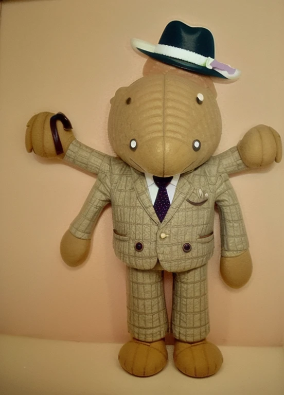 Crocodile in suit、Ties and hats