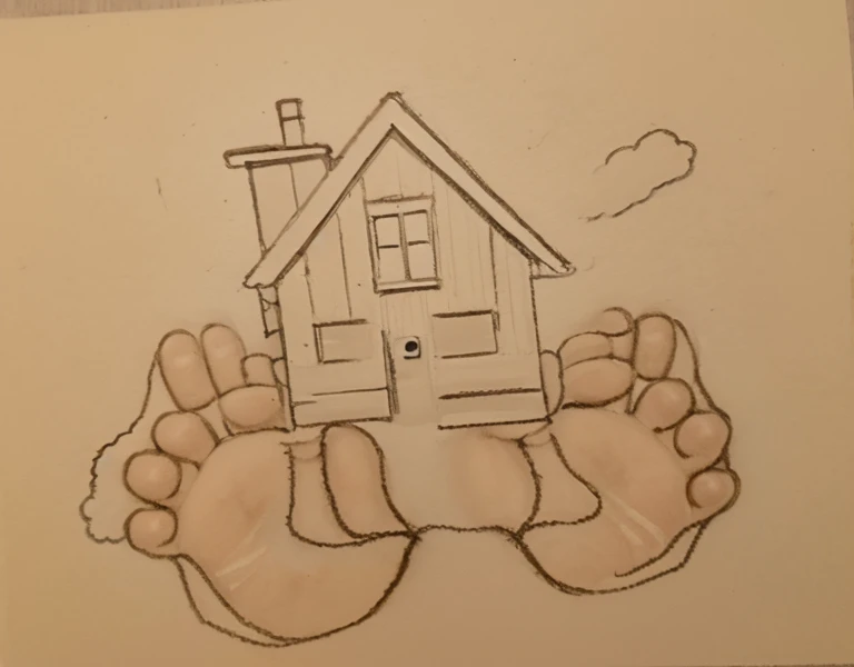 A house has hands and feet