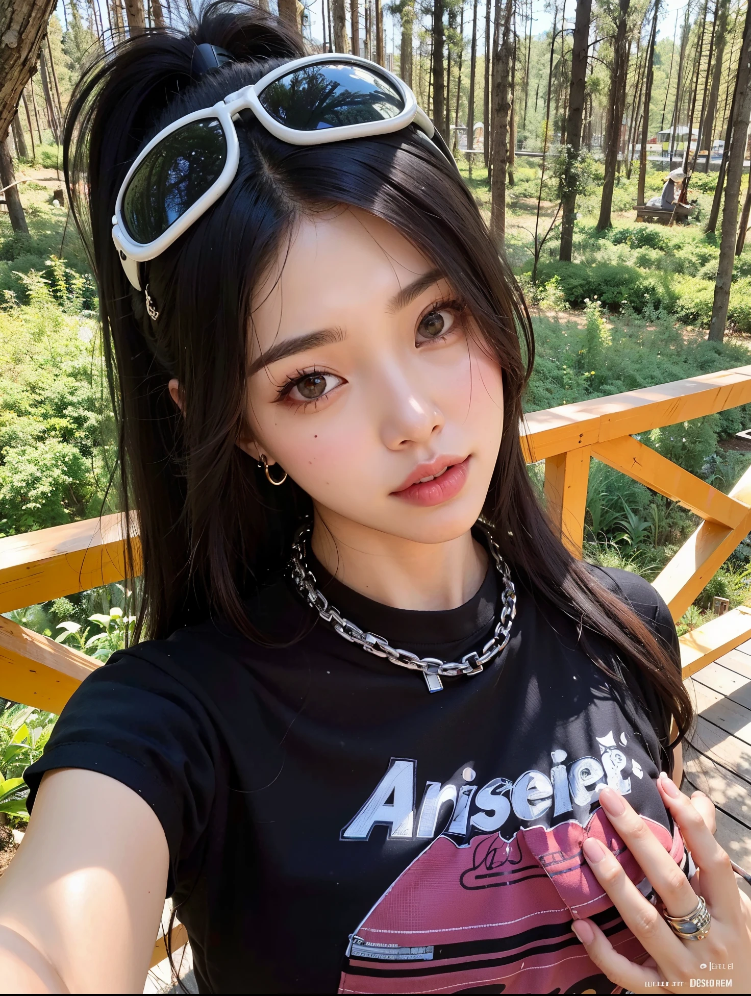 um Close up de uma mulher com cabelos longos usando um top preto, Ulzzang, cruel korean goth girl, Jisoo do Blackpink, Jisoo Blackpink Retrato, Jisoo do Blackpink,  coreana, linda mulher coreana jovem, Retrato de Jossi do Blackpink, Asian girl with long hair, Mulher sul-coreana bonita, jossi do blackpink, mulher coreana jovem bonita, Jennie Blackpink