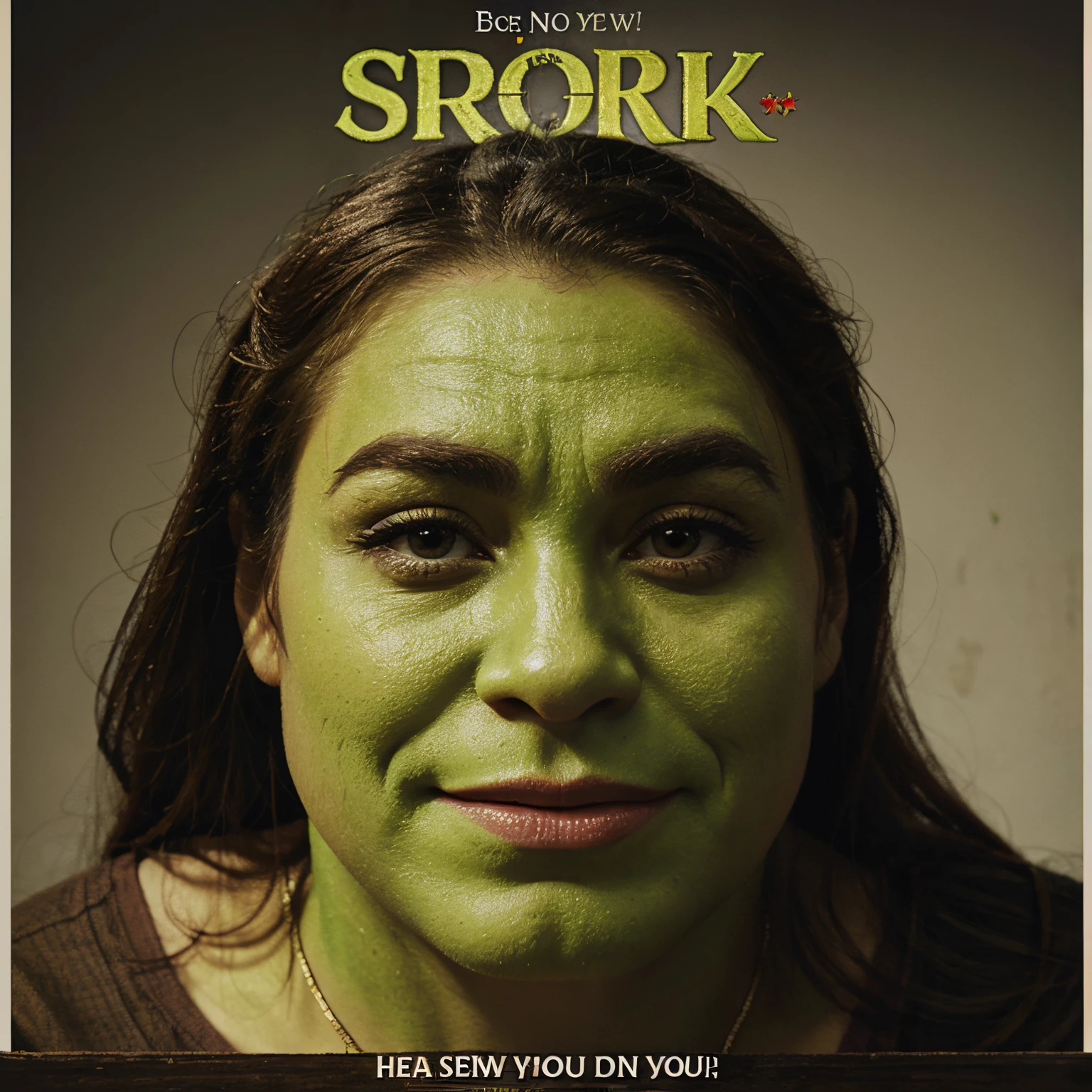 Political poster for shrek
