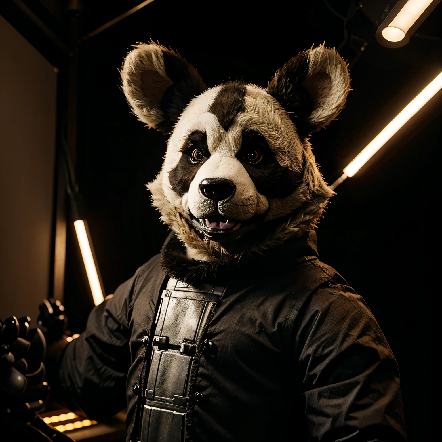 Make an fnaf animatronic as a panda