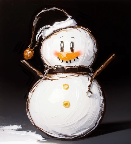 snowman, make it cute