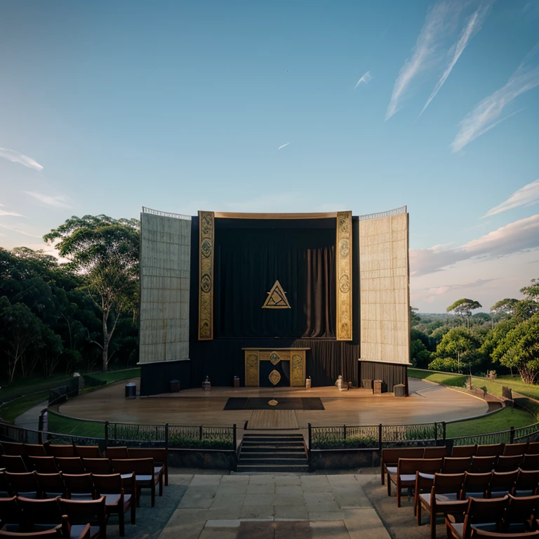 Freemasonry in the Amazon theater external view