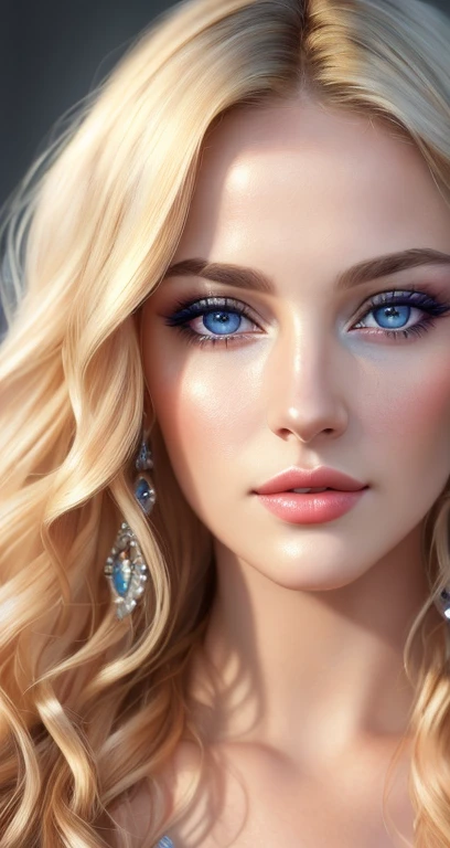 (best quality,4k,8k,highres,masterpiece:1.2),ultra-detailed,(realistic,photorealistic,photo-realistic:1.37),beautiful detailed eyes,beautiful detailed lips,extremely detailed eyes and face,longeyelashes,Italian blonde woman,curly blonde hair,blue eyes,vivid colors,portraits,studio lighting