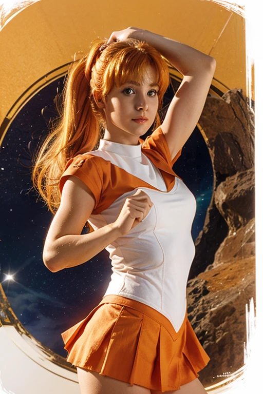 Sailor Venus from sailor moon.