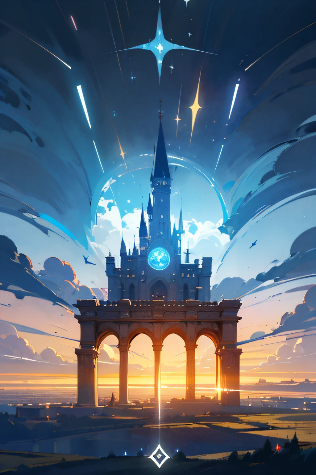 A fantasy world with magical portals, everything is magical, The atmosphere has a magical quality, Realphotos, high detal, Best quality at best, 4K