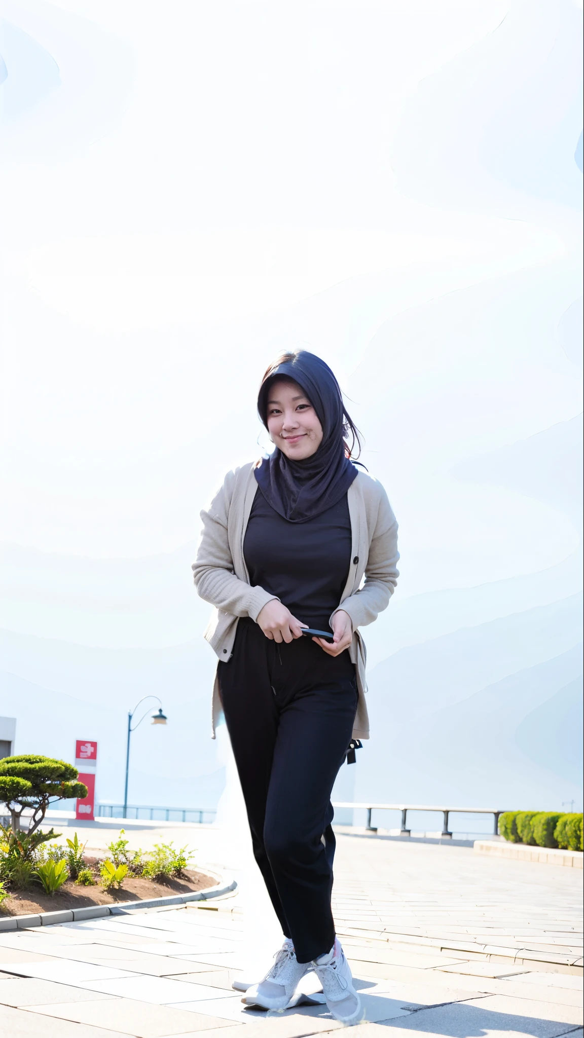 fill background with japanese park