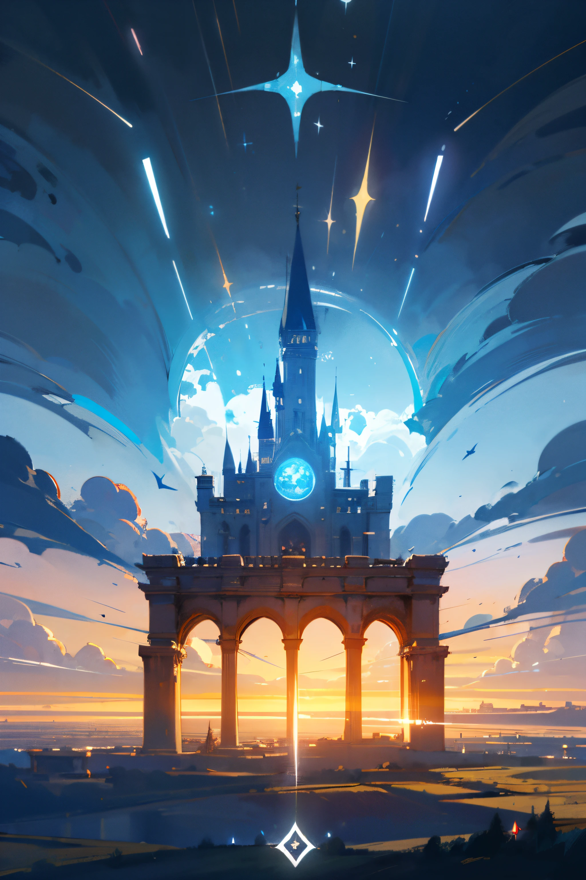 A fantasy world with magical portals, everything is magical, The atmosphere has a magical quality, Realphotos, high detal, Best quality at best, 4K