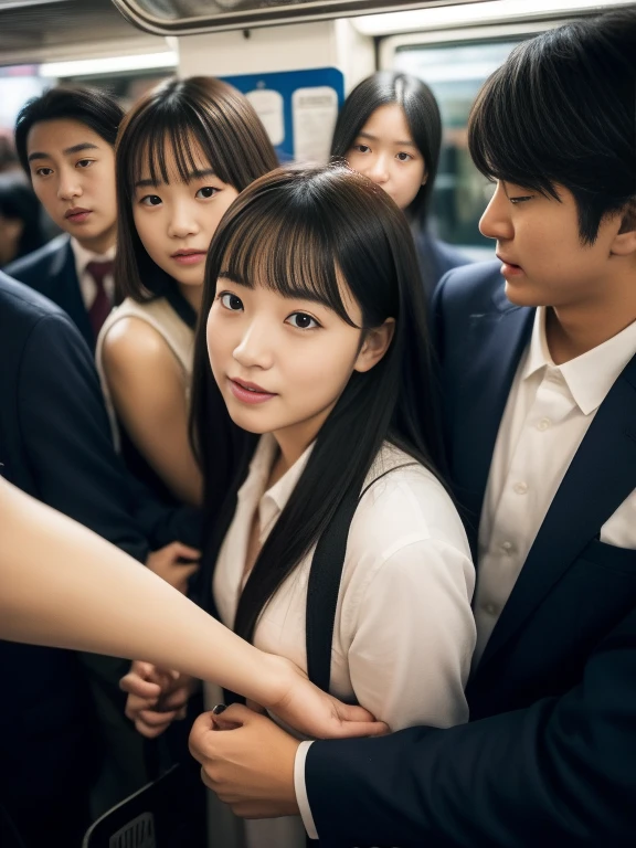 top-quality masterpiece、dong'don't look here,Gili roll suit for 18 year olds、White High Sokare Sensei:1.6、Japan Elementary School Girls,Student Council President、Cute and popular、a miniskirt、The face of a girl who does not hide her anxiety with a smile:1.4、They were molested in a crowded train in sailor suits:1.6、A man hugs her tightly on a crowded train:1.6、touch her breast:1.6、(surround her:1.6)、Approaching her:1.4、The target of the molester is a petite junior high school student、full body Esbian,she has black hair、She thanked me politely......,Photographing her beautiful calves、The performance has started。She sat in a chair and played the flute、Photo taken from the front of her、Performance is coming soon、She noticed me and excused me.、It's time to go home、Ride a crowded train home、Ride a crowded train、On the train I rode、She happened to be riding、She doesn't notice me、i'i'i'i'i'I'm being pushed around by a lot of people on a crowded train......、In a crowded train, She stands up and shrugs.、She is surrounded by men、Man cuddling behind her in a crowded train、When you're on a crowded train々Beautiful girl being molested、For example, pimple-like, they may be sexually abused.1 Fits snugly、Touching the lower body、more、Troubled face、It's the most exciting part you want to record、sada、Surround them so that they can't even sit down.in the evening, It was almost time to go home.、The train is full.、The girls began to be surrounded、Uncle huddles around the girl、On the back of the girl a short uncle sticks snugly、I feel like I'm starting to touch my hips...、There are many people on the crowded train.