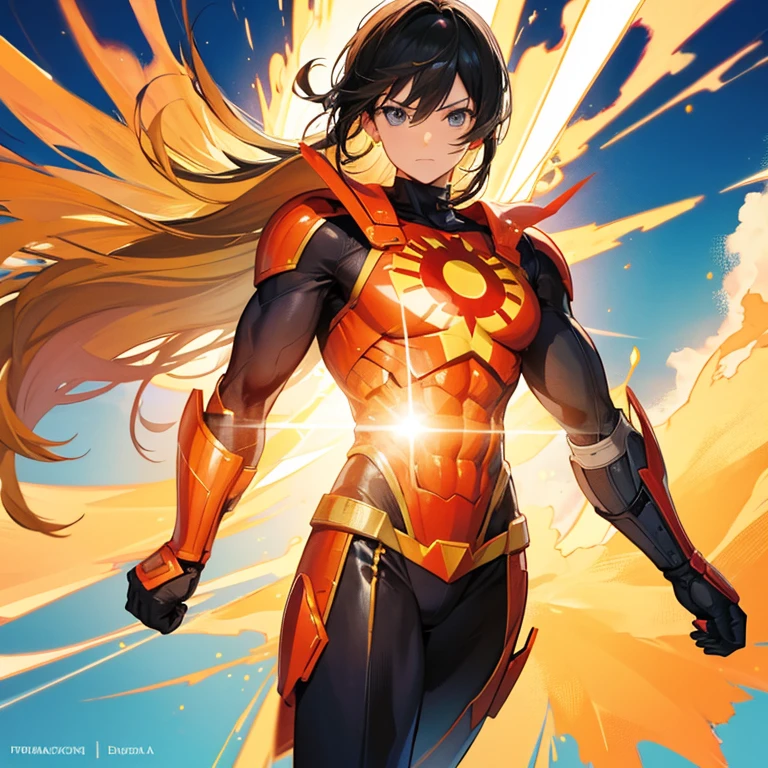 superhero made from the sun