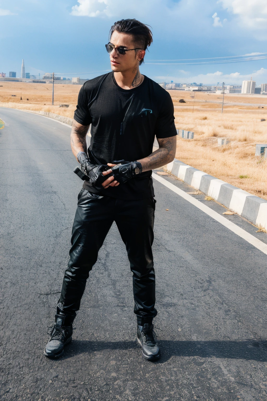 Change background cyberpunk handsome boy. realistic face 8k. ultra realistic