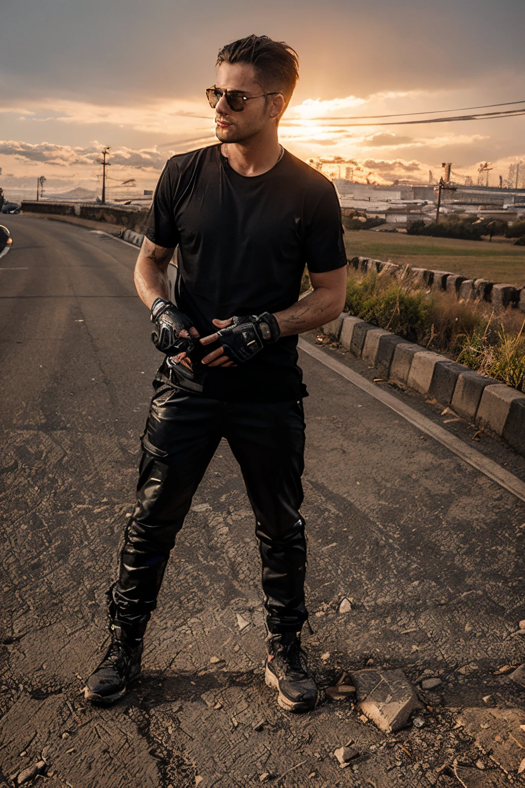 Change background cyberpunk handsome boy. realistic face 8k. ultra realistic