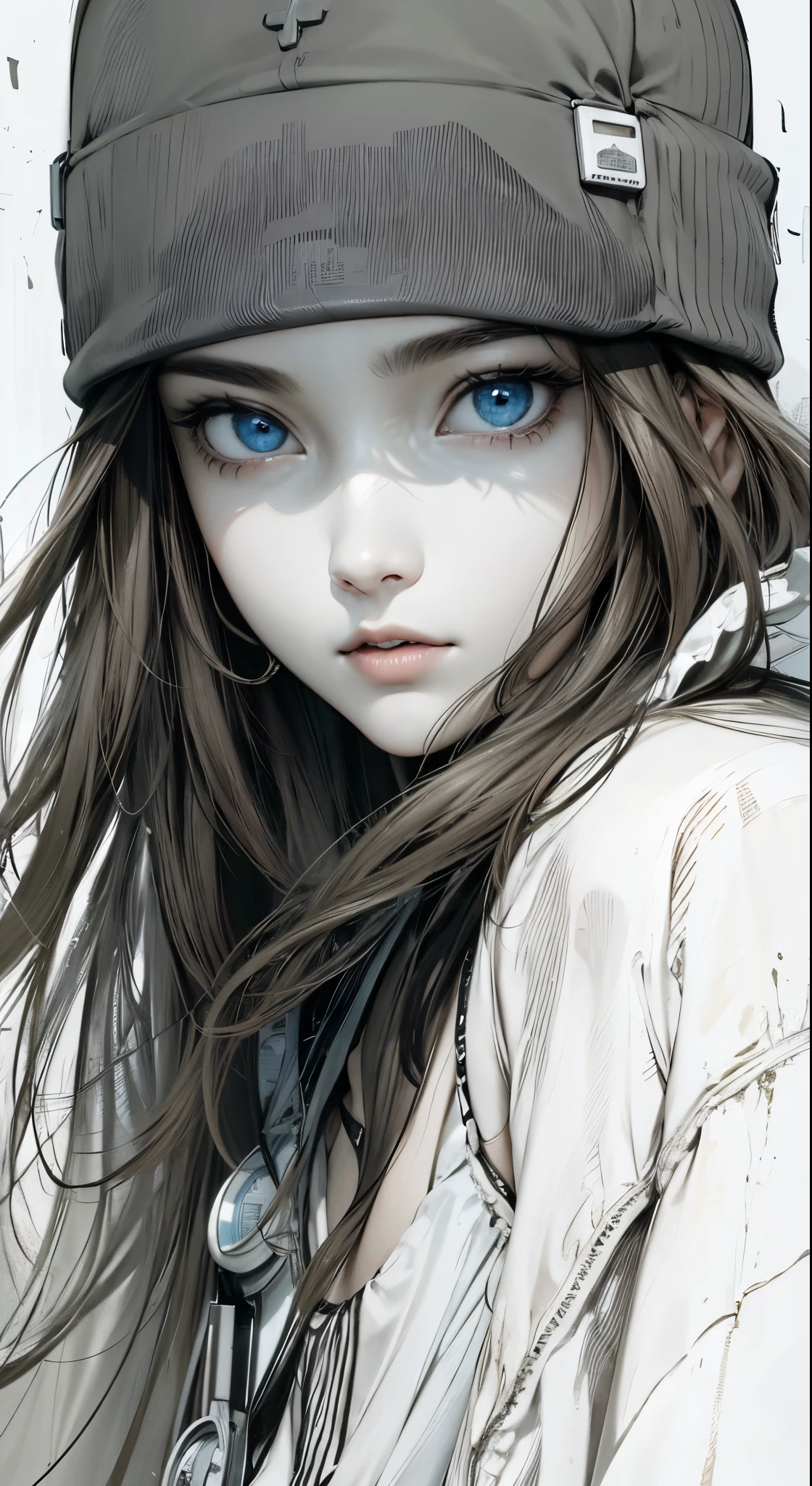 4k, female, 17 year old, blue eyes long wavy brown hair, tall, beatiful face, pinkish white skin, perfact body,