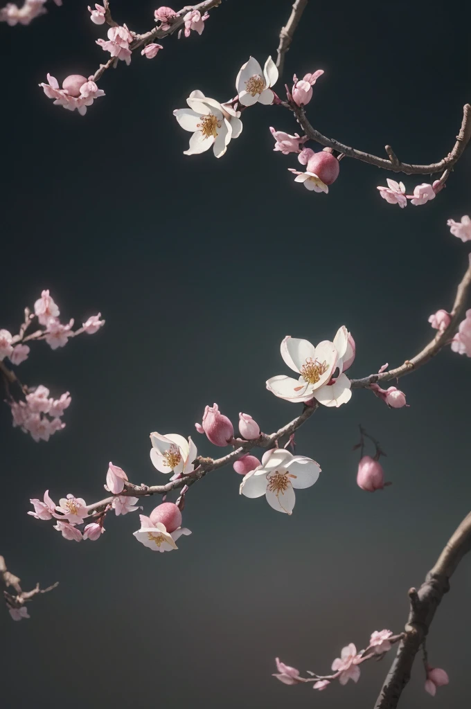traditional chinese style, (close_up of pear blossoms Blooming:1.4), petals falling, swirling vortexes, ethereal, octane render, enhance, intricate, (best quality, masterpiece, Representative work, official art, Professional, unity 8k wallpaper:1.3)