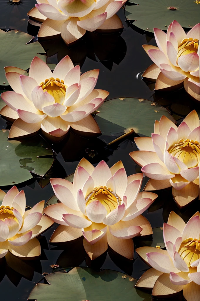 (close_up of lotus blossoms Blooming:1.4), petals falling, swirling vortexes, ethereal, octane render, enhance, intricate, (best quality, masterpiece, Representative work, official art, Professional, unity 8k wallpaper:1.3)