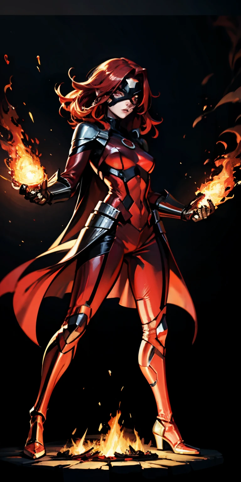 A Woman In A Red And Black Outfit Holding A Fire SeaArt AI A Woman In A Red And Black Outfit Holding A Fire SeaArt AI