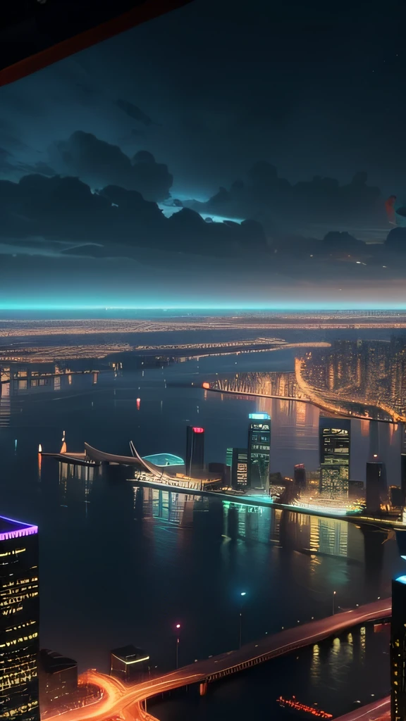 4K Ultra HD，Cityscapes and high-rise buildings，Cyberworld。
