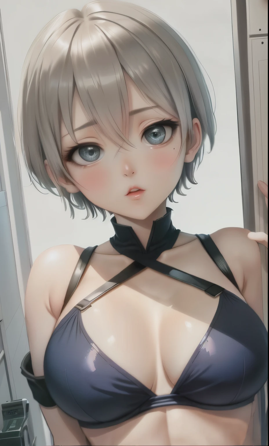 Best quality, (big boobs), hanging boobs, hana uzaki, sexy, sexy expression, hot