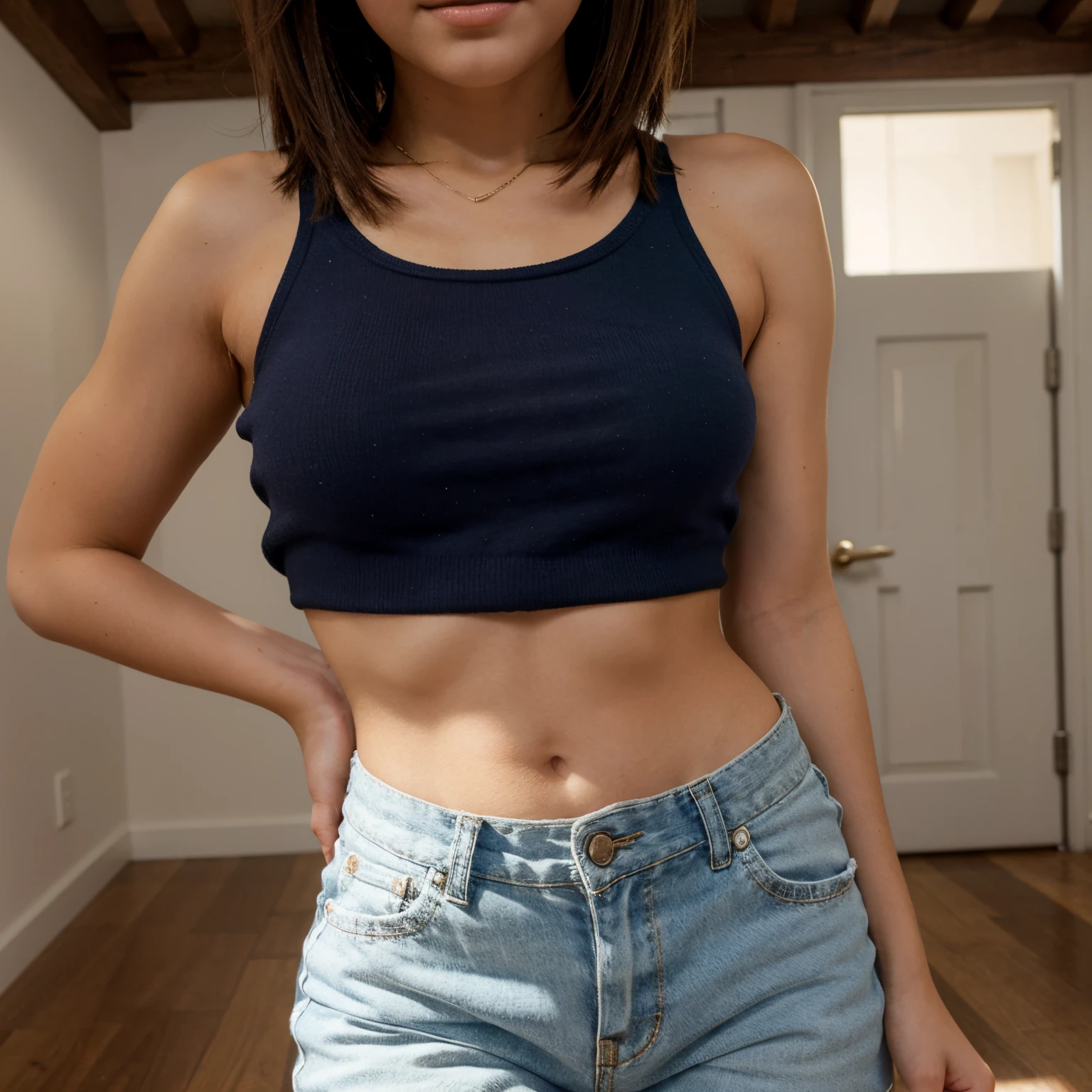 Girl, short, stacked, cute.