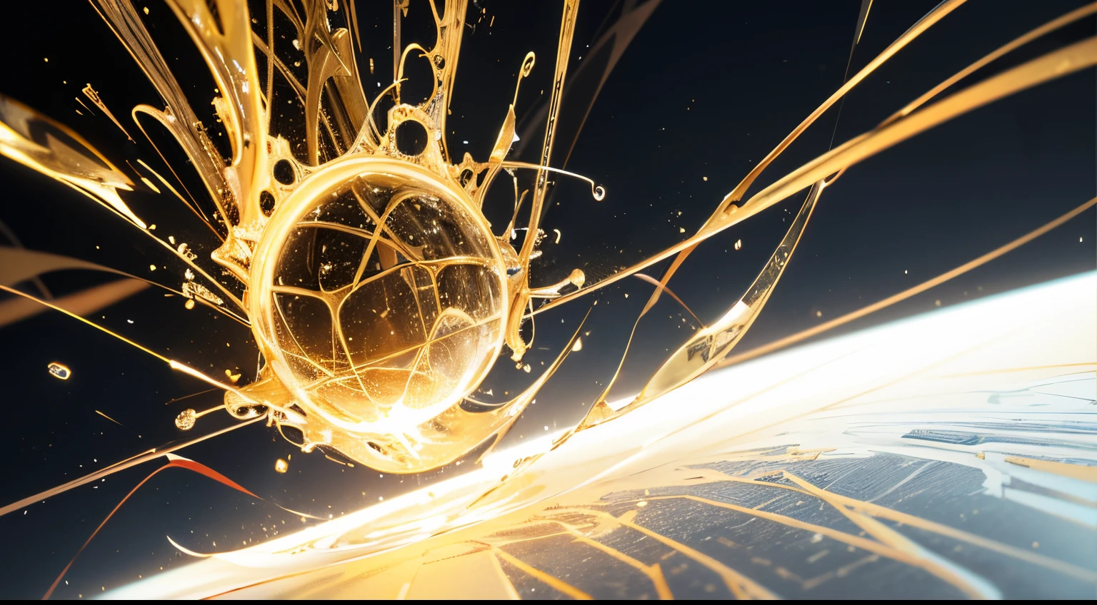 Engaging 3D visualization featuring stunning graphs、glinting