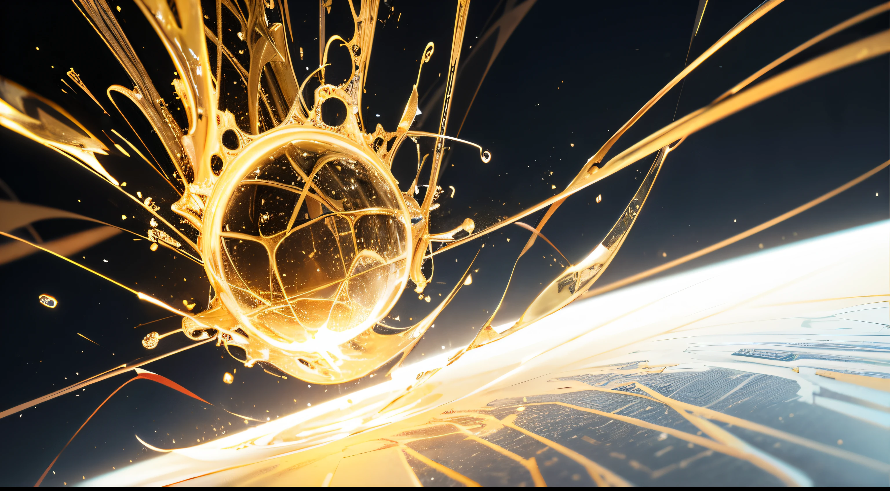 Engaging 3D visualization featuring stunning graphs、glinting
