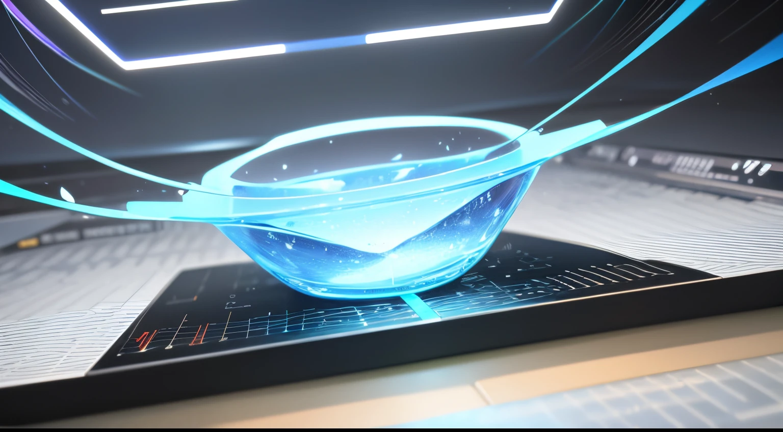 Engaging 3D visualization featuring stunning graphs、glinting