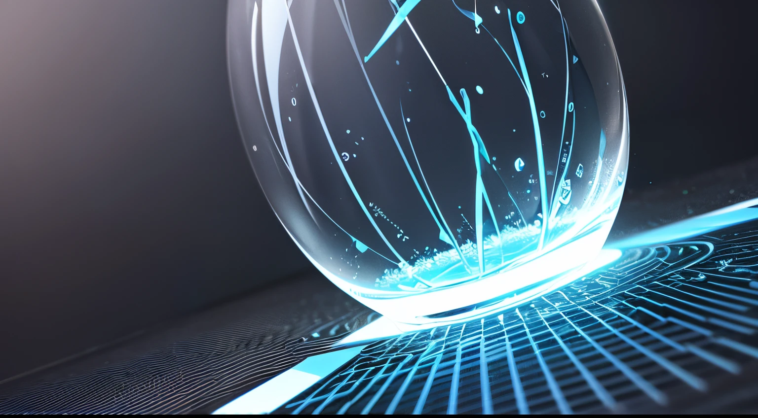 Engaging 3D visualization featuring stunning graphs、glinting