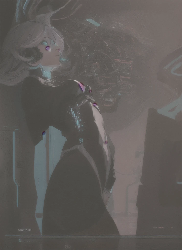 ((La mejor calidad)), ((obra maestra)), (muy detallado:1.3), ...............................................................................................................................................3D, Beautiful (cyberpunk:1.3) Mujer hacker, peinado corto,pelo corto, Volver al visor, cabello grueso, Terminal de ordenador operativo, Pantalla montada en la cabeza, computer server, Pantalla LCD, fiber optic cable, Logotipo de la empresa, HDR (High Dymanic Range), Trazado de rayos, NVIDIA RTX, Super resolution, Irreal 5, Subsoil Scatter, Textura PBR, Post-procesamiento, Anisotropic filtering, profundidad de campo, maximum sharpness and sharpness, Texturas multicapa, Albedo y Highlight Maps, Sombreado de superficies, Accurate simulation of light-material interactions, proporciones perfectas, Renderizado de octanaje, duotone lighting, ISO bajo, balance de blancos, Regla de los tercios, amplia apertura, 8K RAW, efficient sub-pixels, sub-pixel convolution, glow particles, dynamic pose