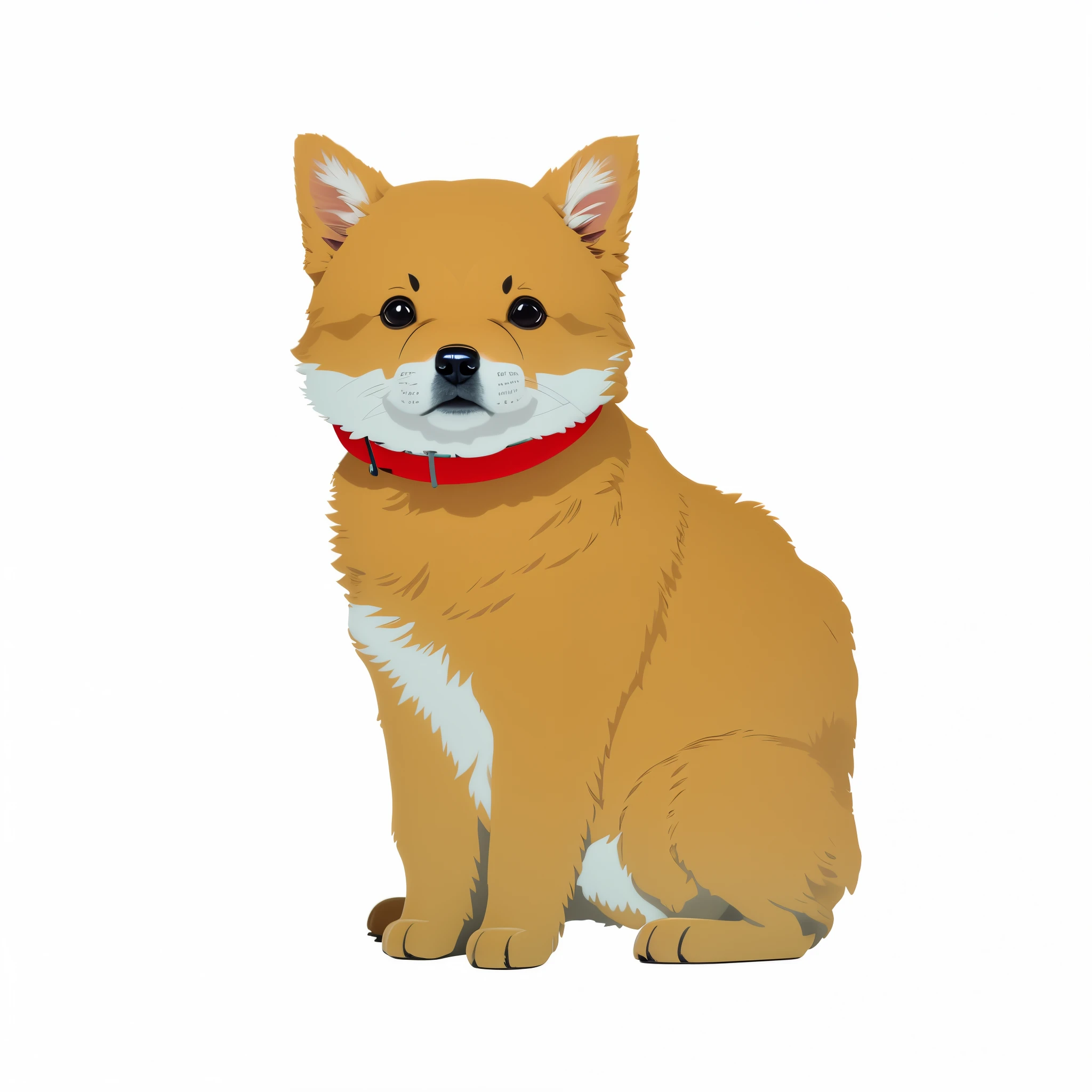 A brown dOG sitting, an illustration of a dog, wireless, a cute dog, digital painting, cartoon dog, dog design, chubby chow chow, realistic cartoon dog, all dogs smiling, (best quality,4k,8k,highres,masterpiece:1.2), ultra-detailed, (realistic,photorealistic,photo-realistic:1.37), HDR, UHD, studio lighting, ultra-fine painting, sharp focus, physically-based rendering, extreme detail description, professional, vivid colors, bokeh, portraits, landscape, horror, anime, sci-fi, photography, concept artists, warm color palette, soft lighting.