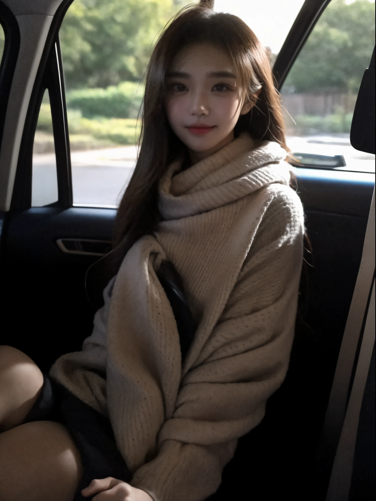 Man wearing scarf sitting in car, jinyoung shin, Nam Jae-yeon, Cui Xianhua, sits in her car, Lee Ji-eun, lee ji eun, Parking distance - minutes, Bae Xiuzhi, sangsoo jeong, Korean girls, Ziyu was born twice, 1 8 yes, Huang Shishi, Urzans