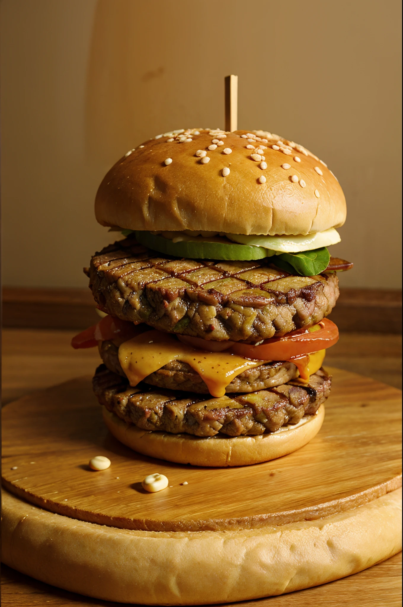 A tender and juicy beef burger