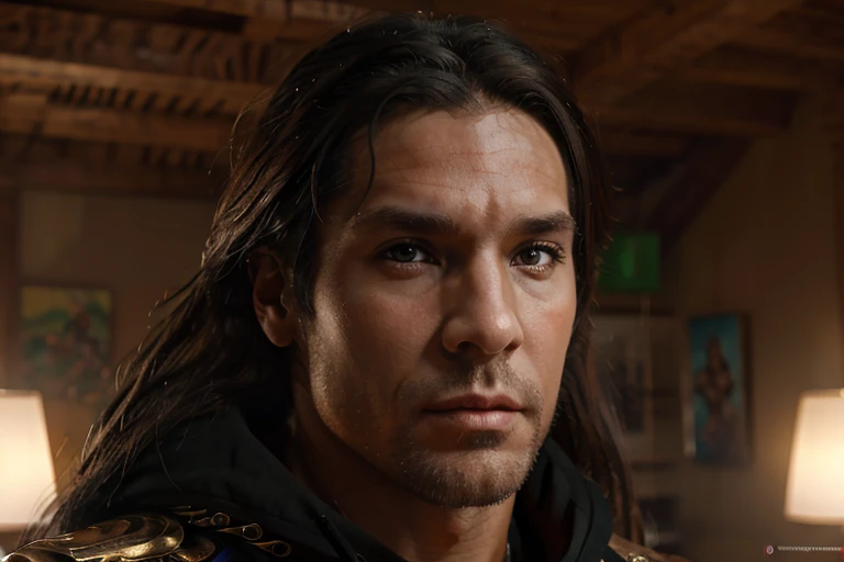 A caucasian man posing for a picture in a room, Brazilian type of body hyperdetailed, wlop and artgerm, deviantart artstation cgscosiety, artwork in the style of guweiz, 8k high quality detailed art, hair hyper realistic 8K, canon HD. 4K. Man, super straight nose, High bridge nose 8K. HD. Man.