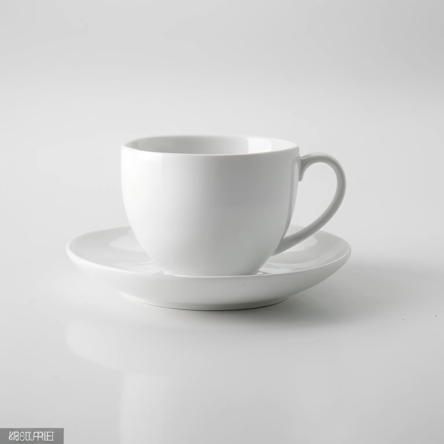 White coffee cup
