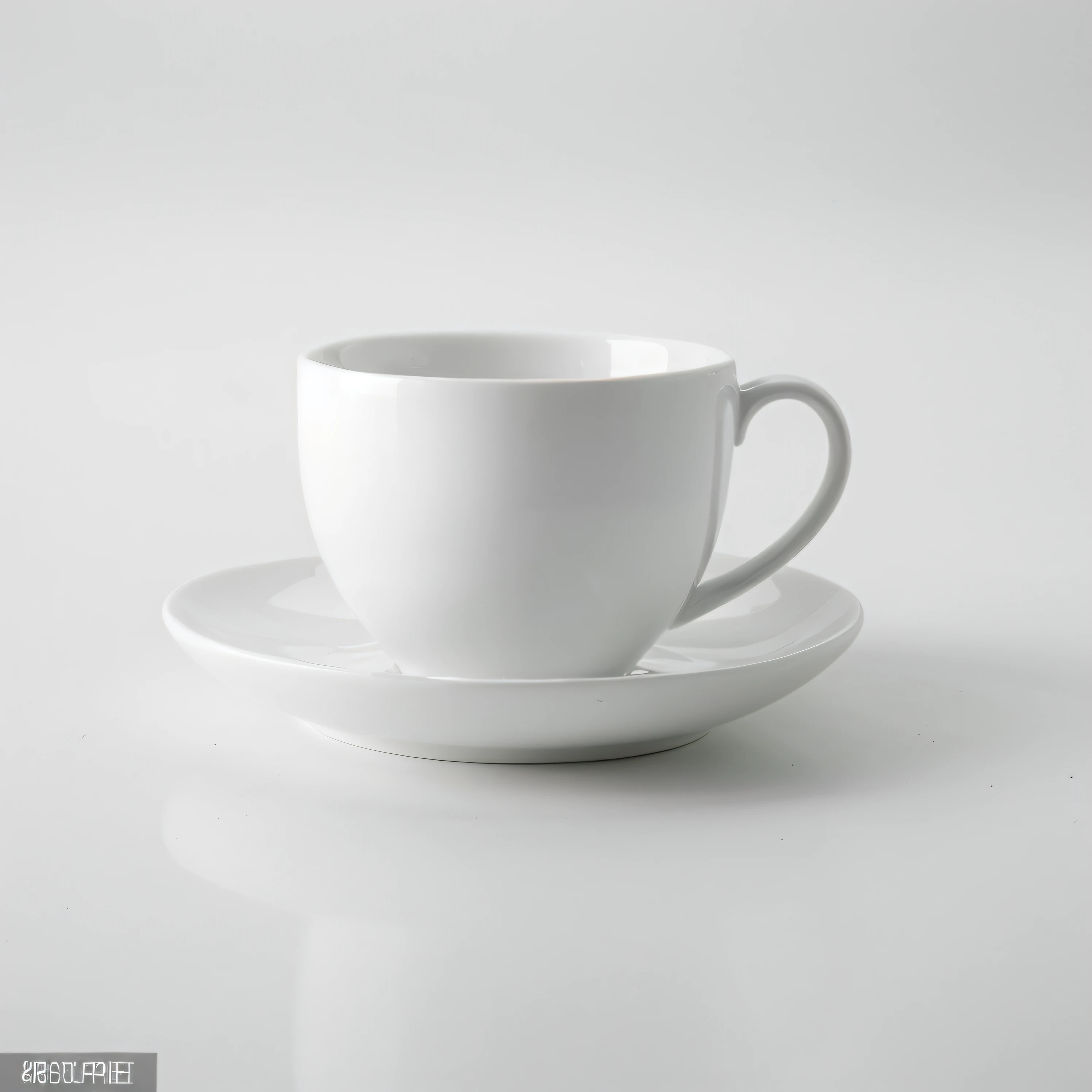 White coffee cup